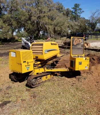 A picture of the stump grinder that Dusty's Tree Services uses for most of their jobs.