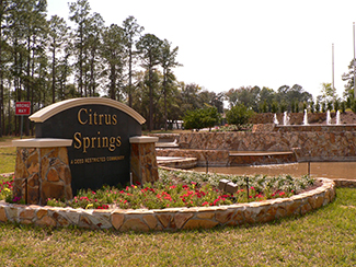 entrance to citrus springs